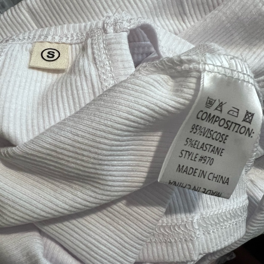 Women's White Sleeveless Top - Picture 3 of 3
